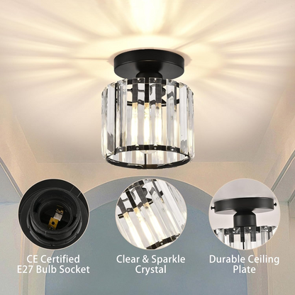 Elegant Glass Hanging Light Fixture