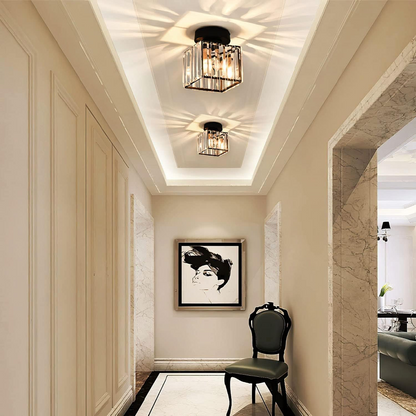 Elegant Glass Hanging Light Fixture