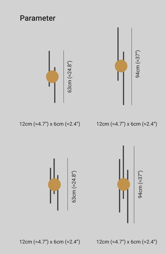 Contemporary Metal LED Wall Lamp - Luxicro