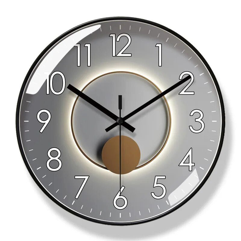 Simple Scandinavian Wooden Wall Clock