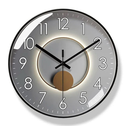 Simple Scandinavian Silent Wall Clock