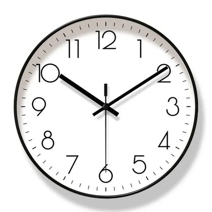 Simple Scandinavian Silent Wall Clock