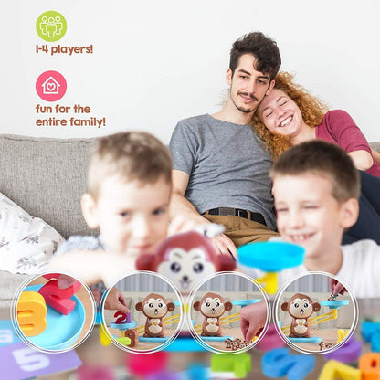 Colorful Children's Math Balance Toy