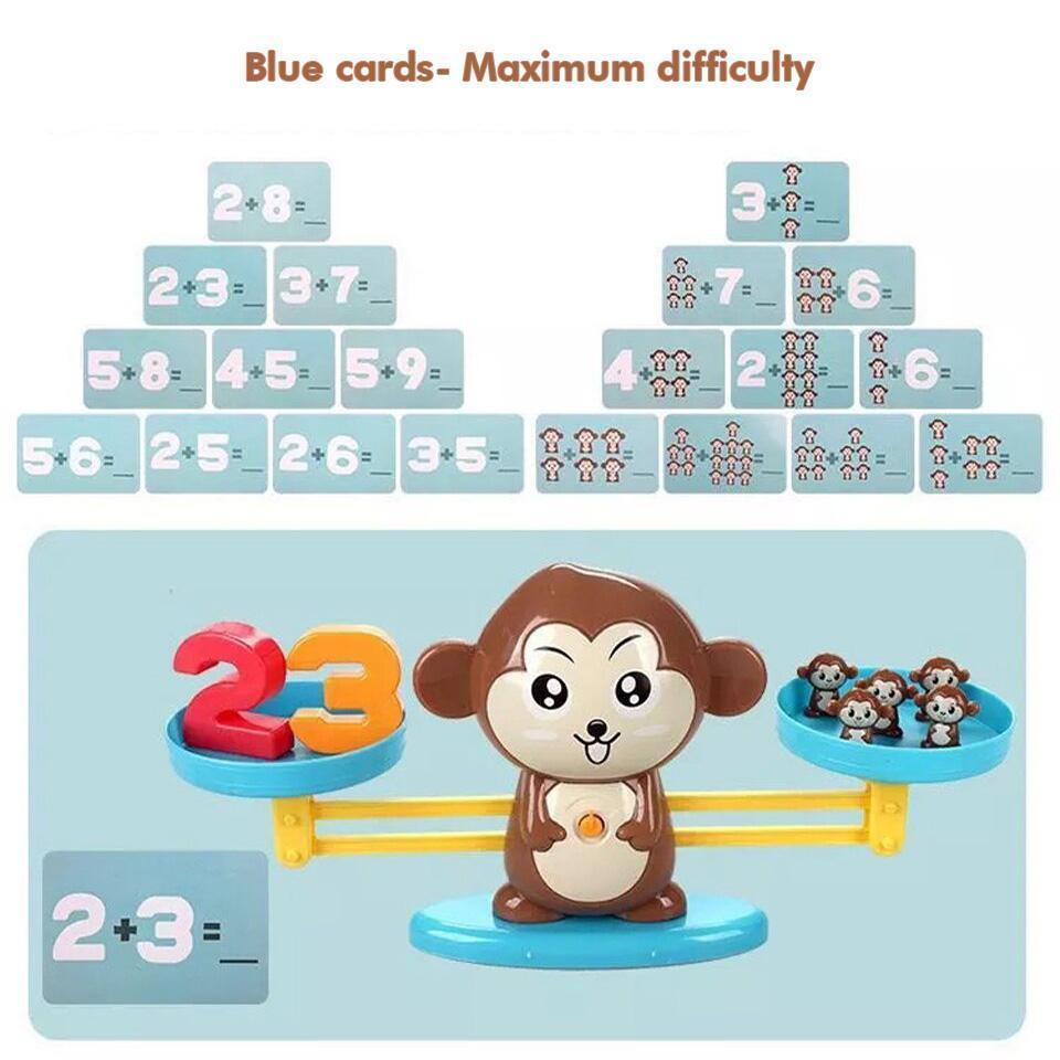 Colorful Children's Math Balance Toy