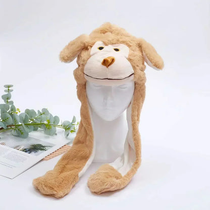 Cute Rabbit Beanie with Ear Flaps