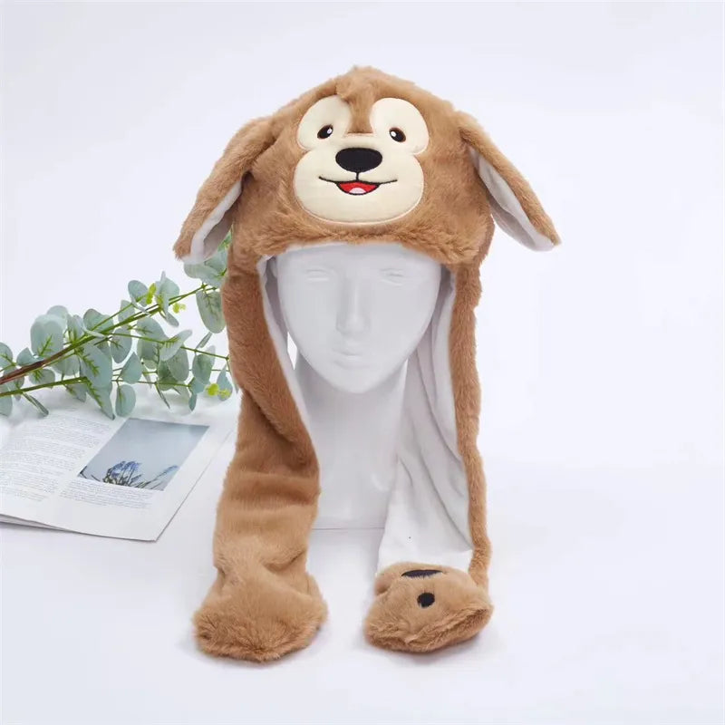 Cute Rabbit Beanie with Ear Flaps