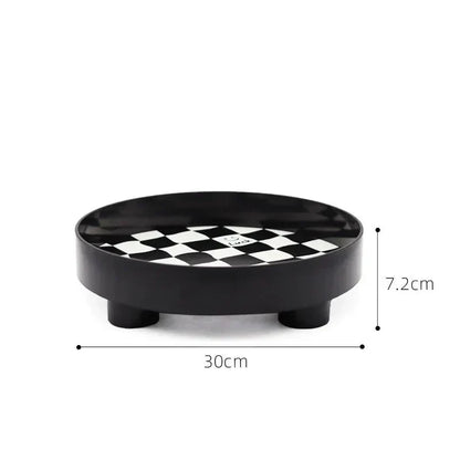 Compact Wooden Chess Storage Tray