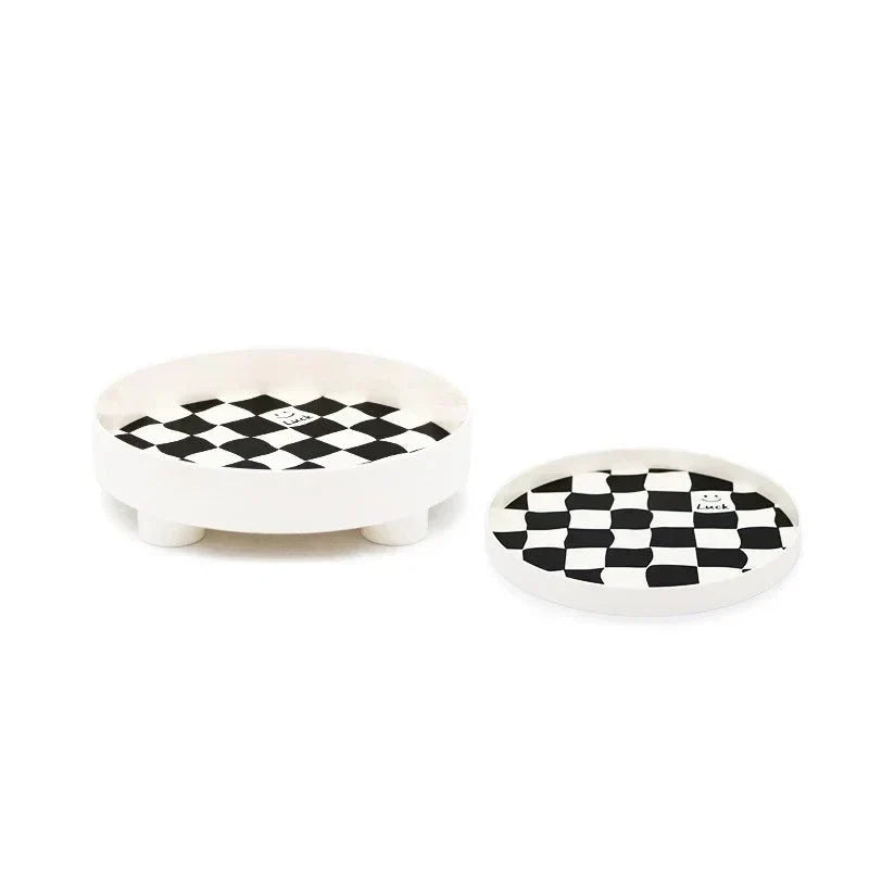 Compact Wooden Chess Storage Tray