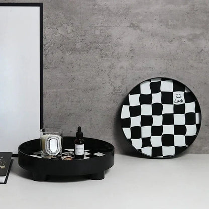 Compact Wooden Chess Storage Tray