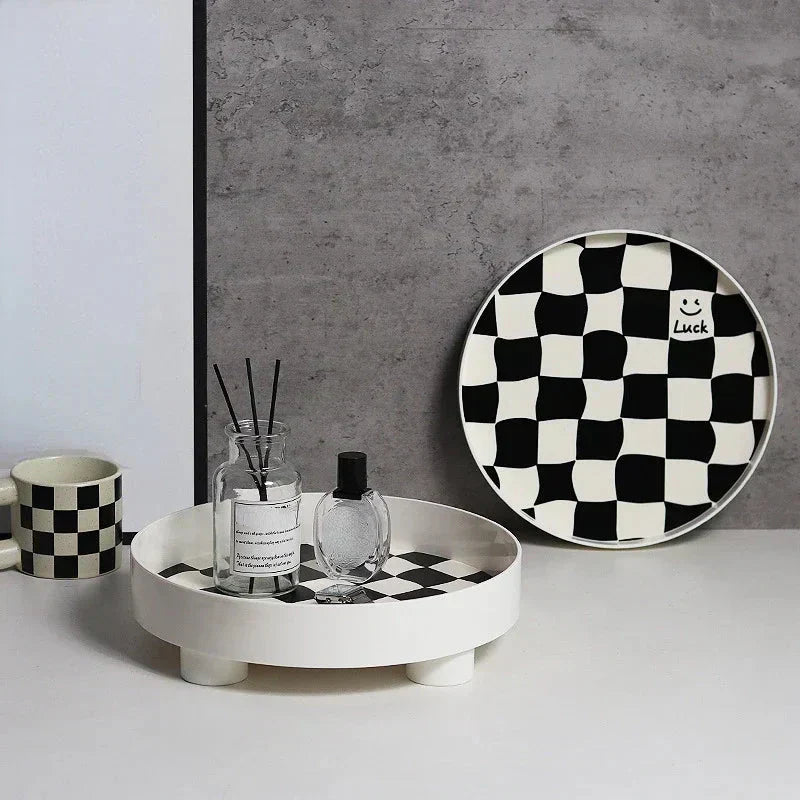 Compact Wooden Chess Storage Tray
