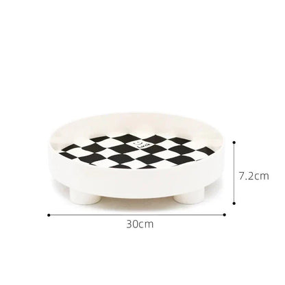 Compact Wooden Chess Storage Tray