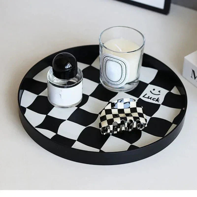 Compact Wooden Chess Storage Tray