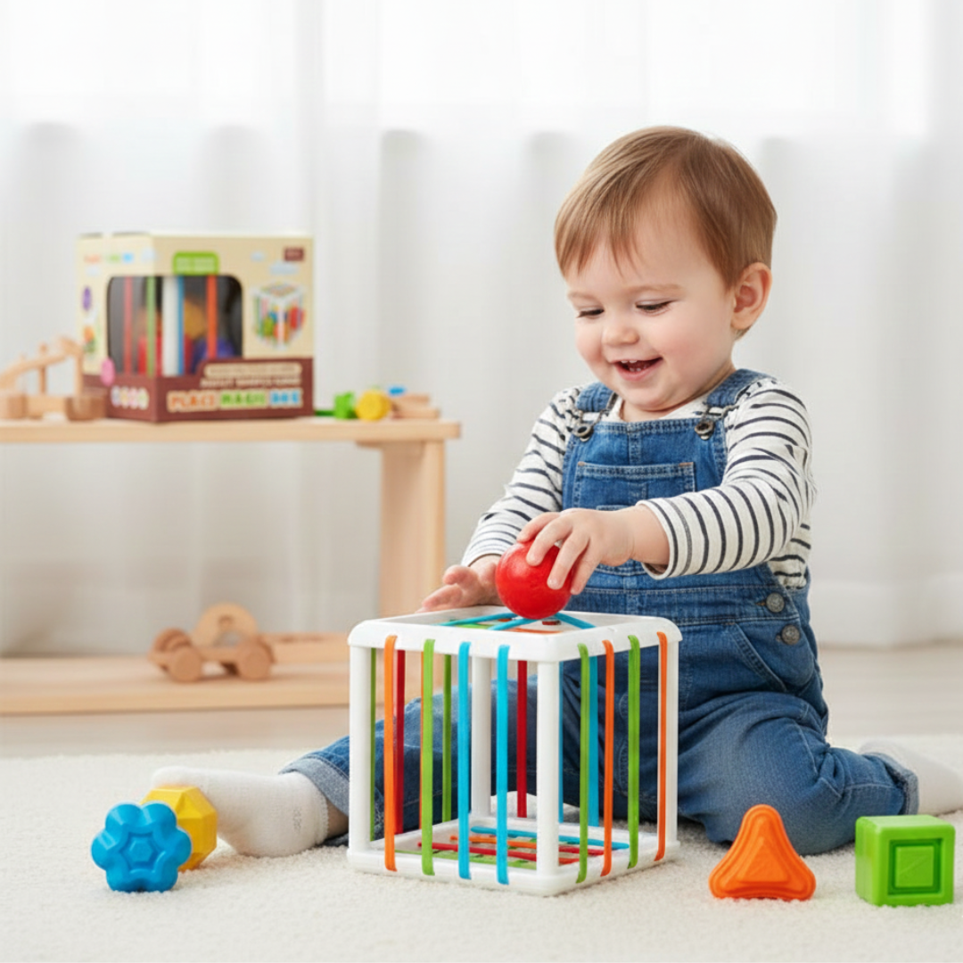 Educational Shape Sorting Toy Box - Luxicro