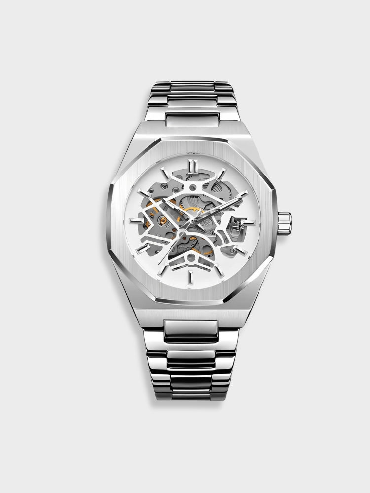 Luxury Automatic Men's Leather Watch