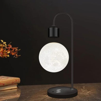 Floating Glow Moon Lamp Wireless Charger