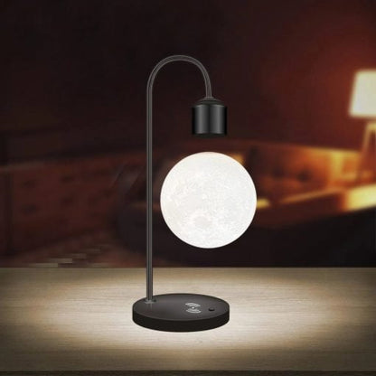 Floating Glow Moon Lamp Wireless Charger