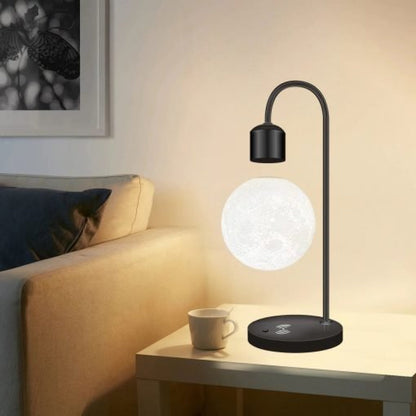Floating Glow Moon Lamp Wireless Charger - Luxicro