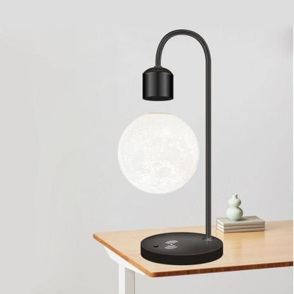 Floating Glow Moon Lamp Wireless Charger