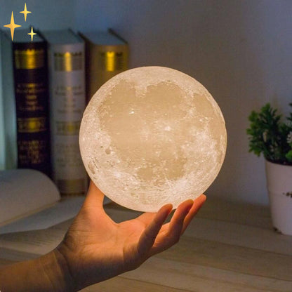 Bright LED Moon Table Lamp with Remote Control