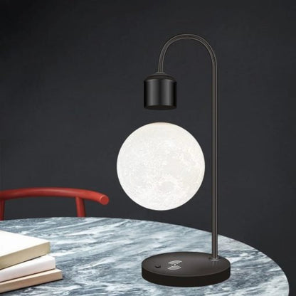 Floating Glow Moon Lamp Wireless Charger
