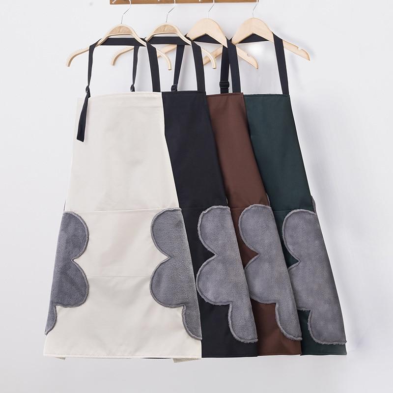 Premium Kitchen Apron with Built-in Towels