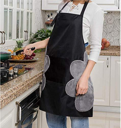 Premium Kitchen Apron with Built-in Towels