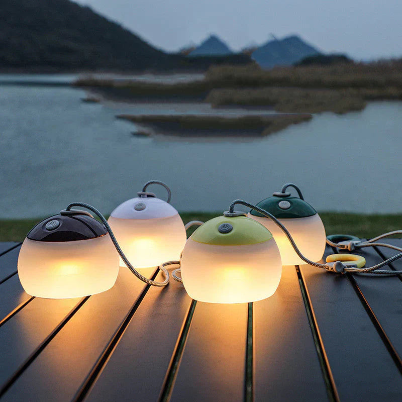 Retro Style Portable Outdoor Lamp