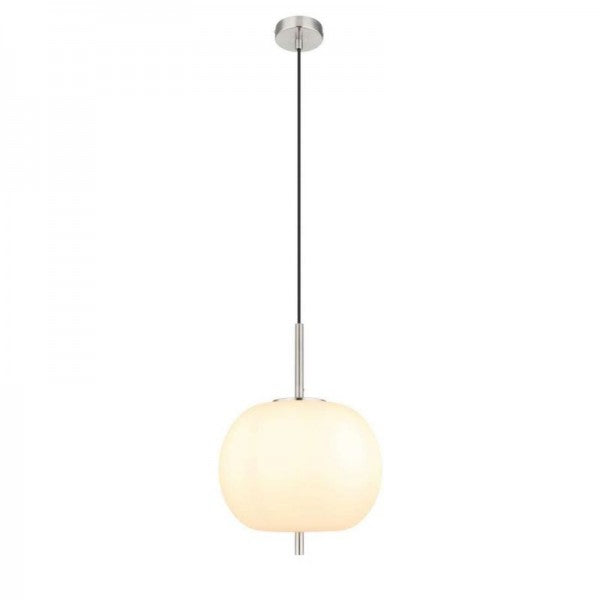 Dark Smoked Glass Drop Pendant Light Fixture