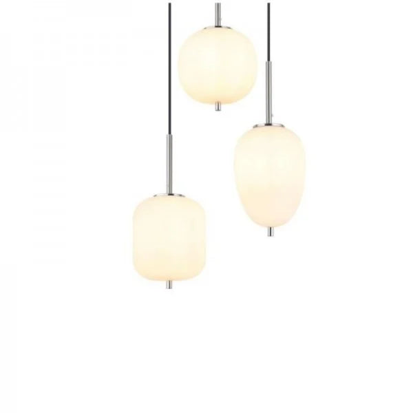 Dark Smoked Glass Drop Pendant Light Fixture