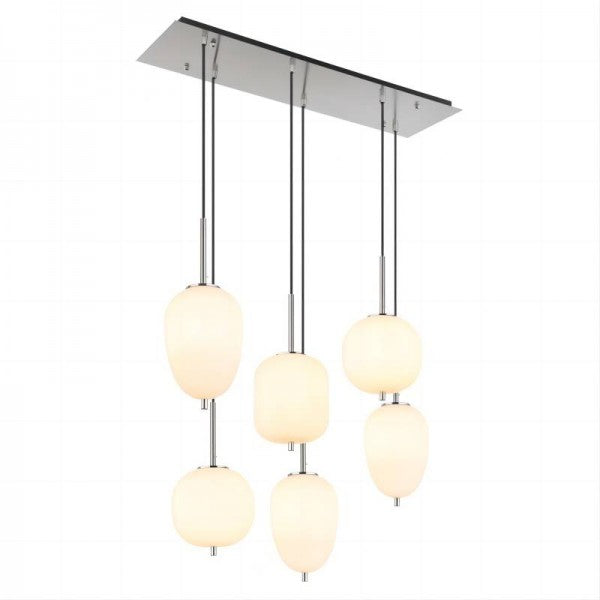Dark Smoked Glass Drop Pendant Light Fixture
