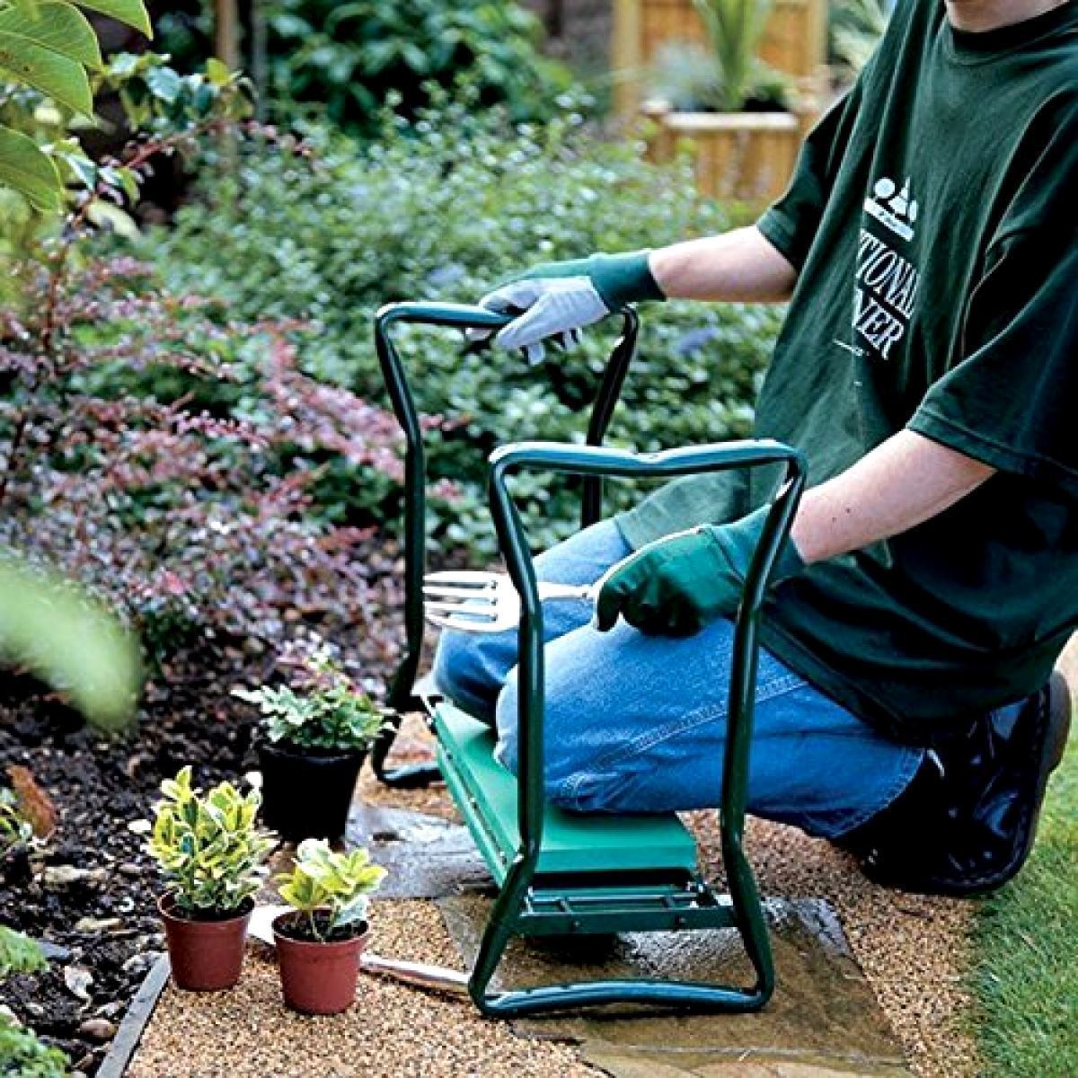 Padded Outdoor Knee Bench Seat