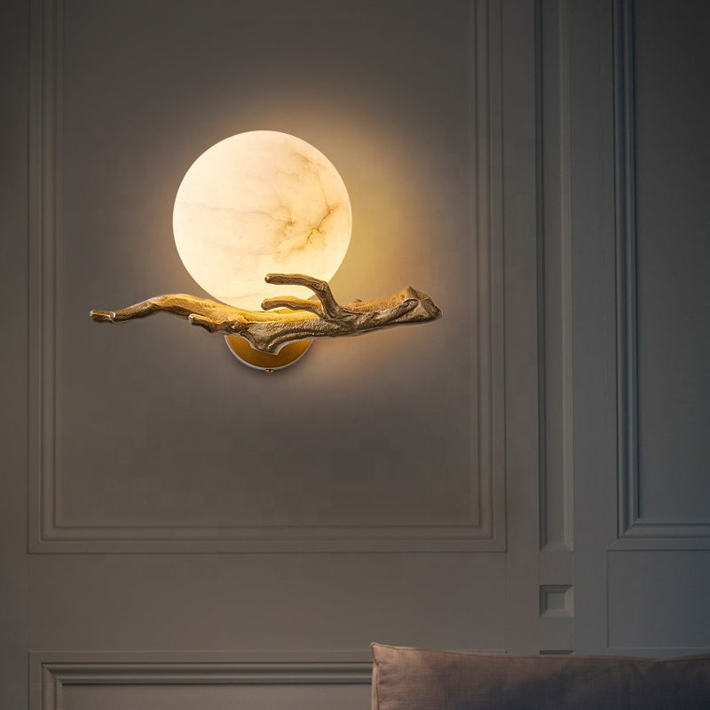 Luxury Marble Effect Wall Light
