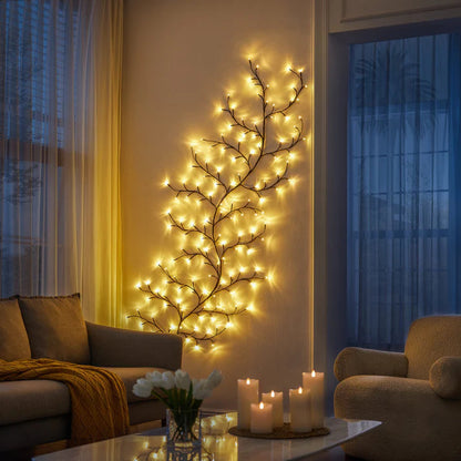 Colorful LED Christmas Tree Wall Light Energy Efficient - Luxicro
