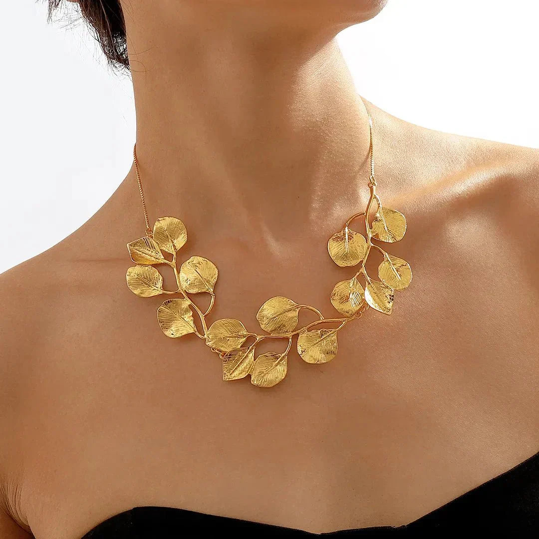 Natural Leaf Bohemian Style Necklace - Luxicro