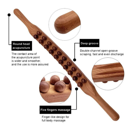 Authentic Wooden Facial Massager Tool
