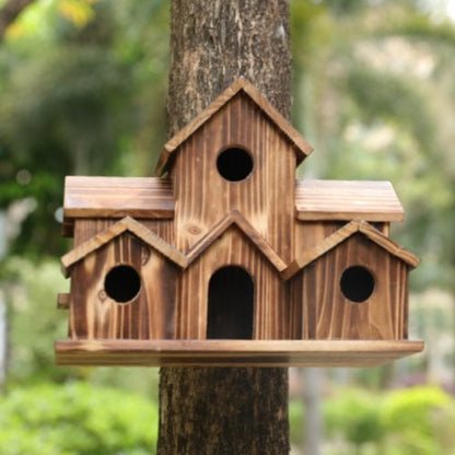 Cozy Bird House for Garden Birds