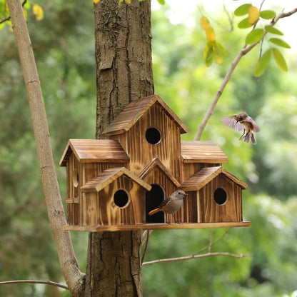 Cozy Bird House for Garden Birds