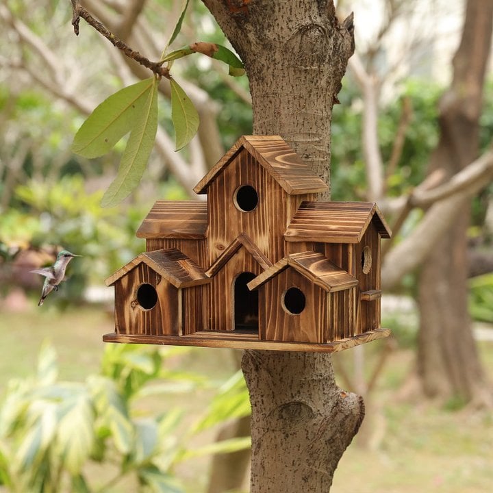 Cozy Bird House for Garden Birds