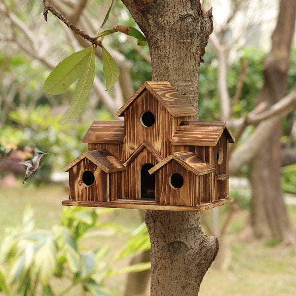 Cozy Bird House for Garden Birds