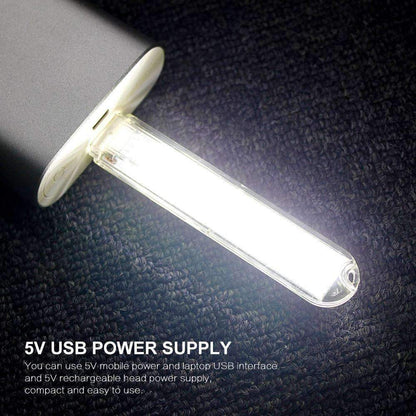 Compact USB LED Nightlight - Bright White Lamp