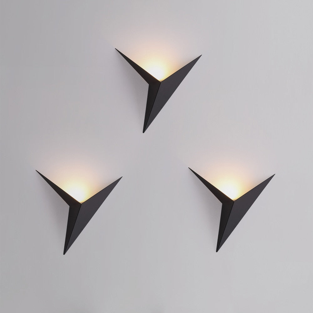 Contemporary Triangle Wall Lamp