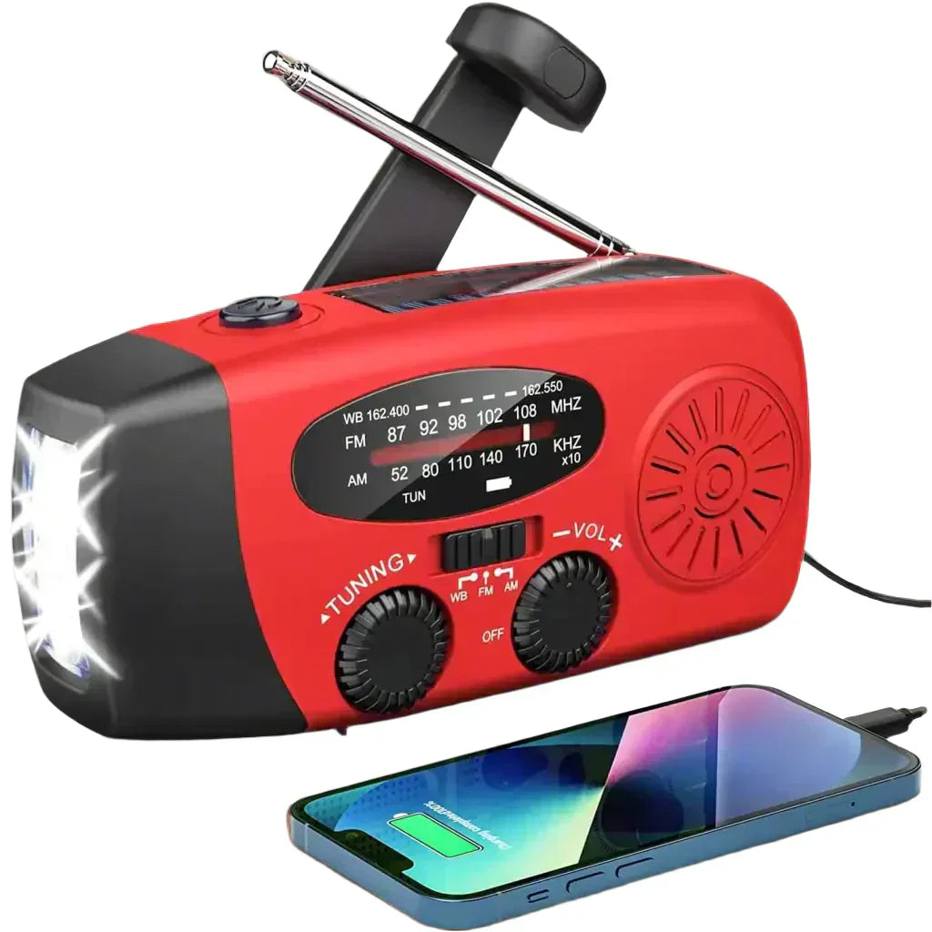 Portable Emergency Radio Power Bank Charger - Luxicro
