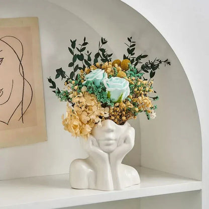 Elegant Glass Flower Vase - Yeezlab