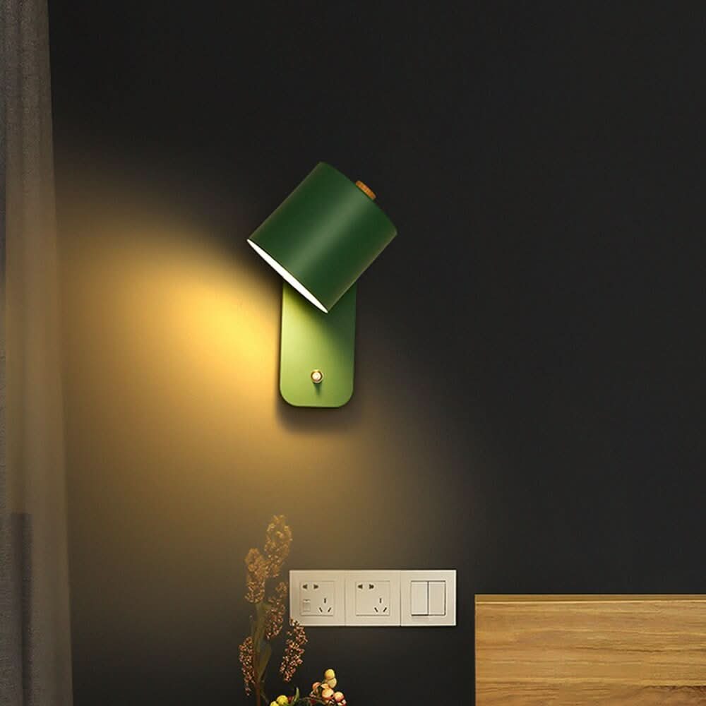 Contemporary Slim LED Wall Lamp with On/Off Switch