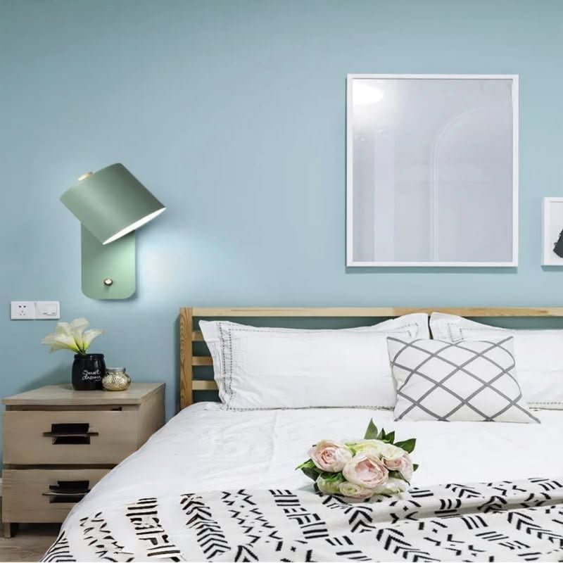 Contemporary Slim LED Wall Lamp with On/Off Switch