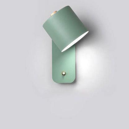 Contemporary Slim LED Wall Lamp with On/Off Switch - Luxicro