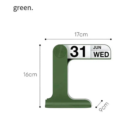 Compact Spinning Desktop Calendar