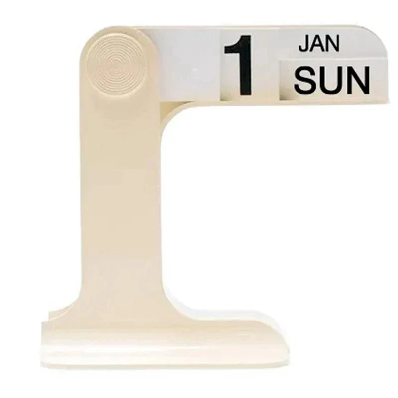 Compact Spinning Desktop Calendar