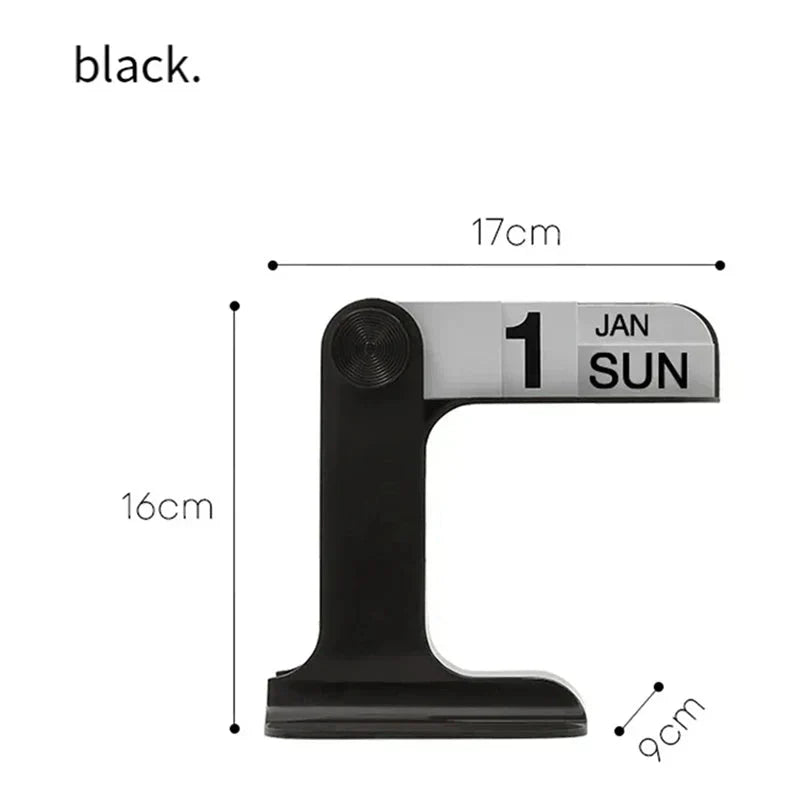 Compact Spinning Desktop Calendar