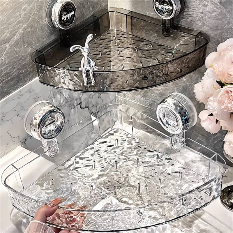 Easy Mount Wall Shelf - Adhesive Suction Cup Storage Organizer